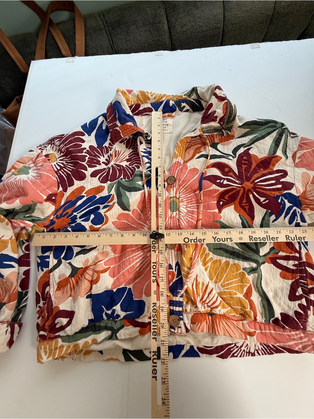 Free People Soleil Beach Jacket size medium Tropical - Picture 8 of 10